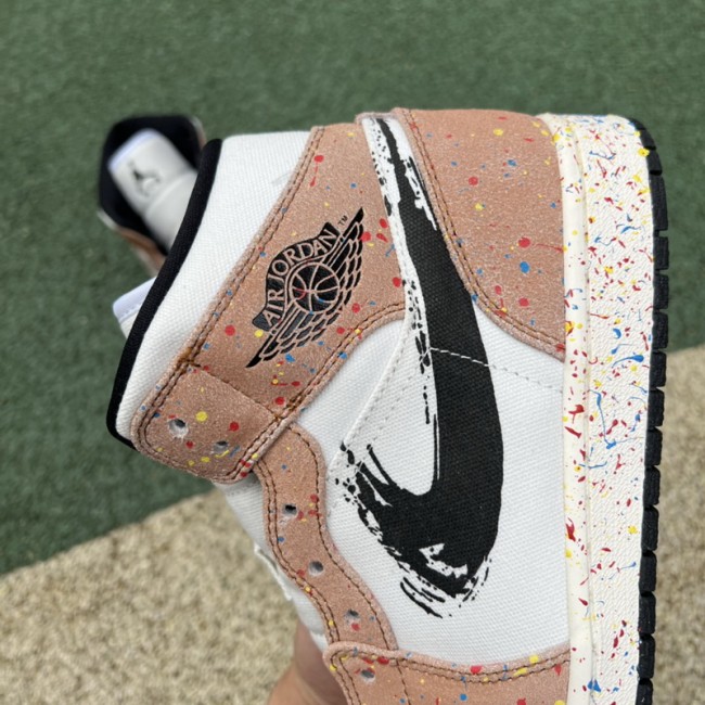 Air Jordan 1 Mid SE Brushstroke