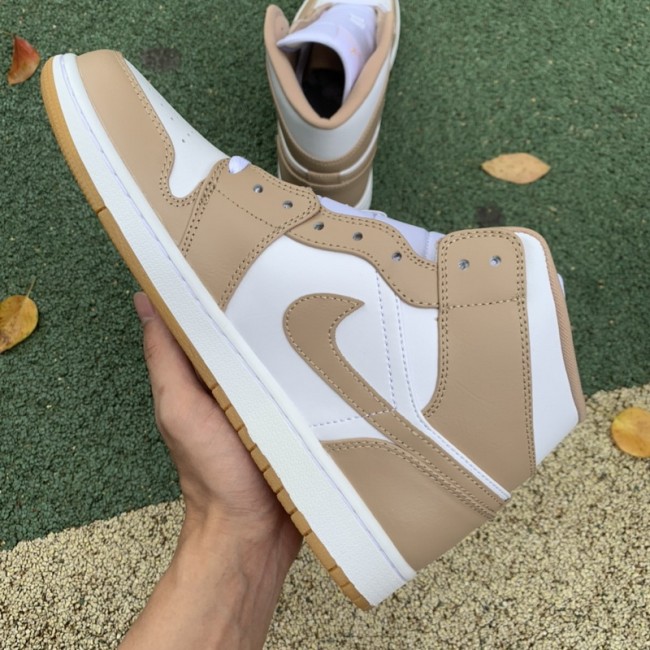 Air Jordan 1 Mid Tan Gum