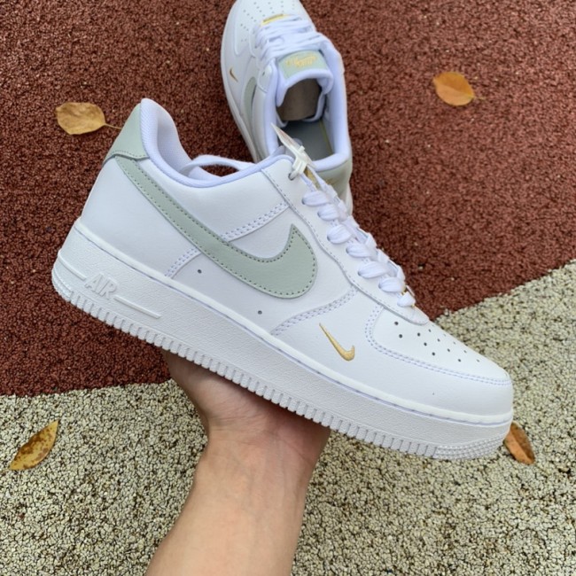 Nike Air Force 1 Low White Grey Gold