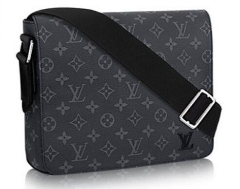 LOUIS VUITTON District MM Monogram Eclipse M44001