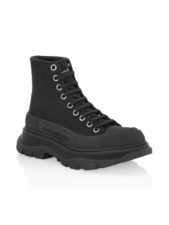 Alexander McQueen Tread Slick Lace-Up Boots