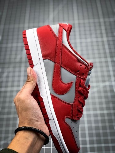 Nike Dunk Low Retro Medium Grey Varsity Red UNLV (2021)