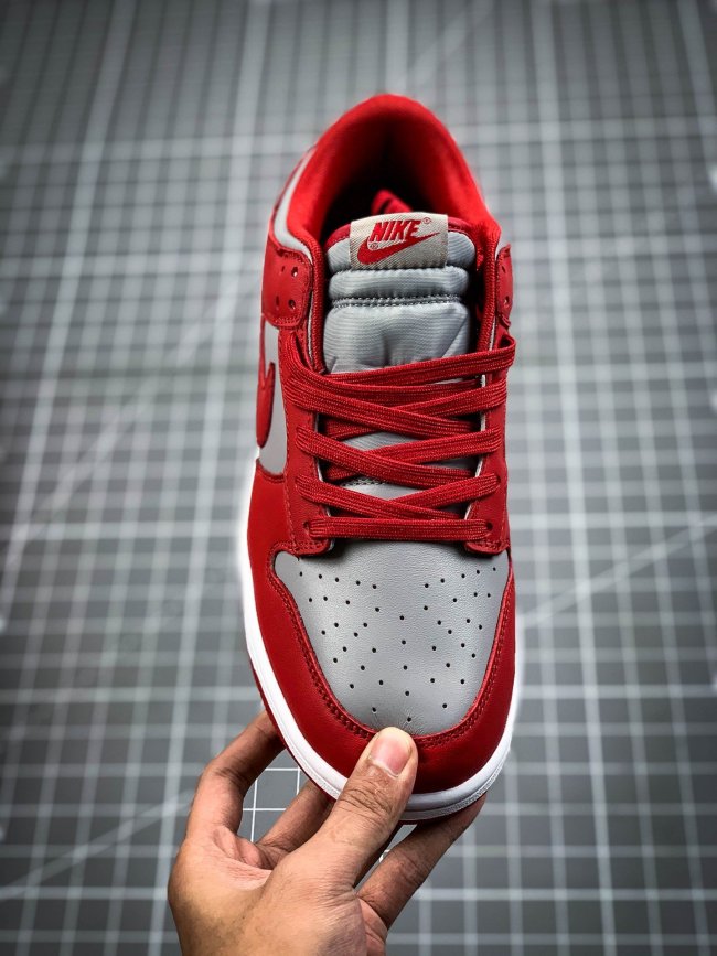 Nike Dunk Low Retro Medium Grey Varsity Red UNLV (2021)
