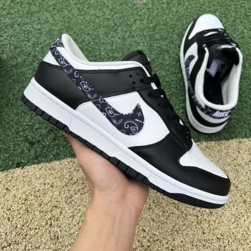 Nike Dunk Low Black Paisley