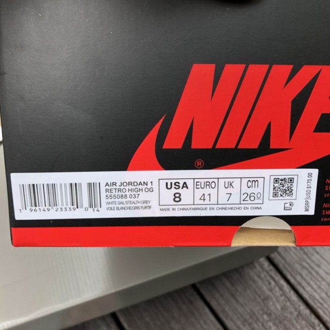 Air Jordan 1 Retro High OG “Stealth”