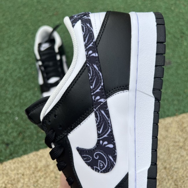 Nike Dunk Low Black Paisley