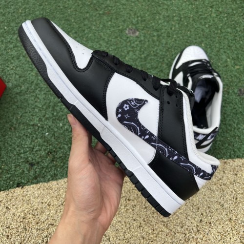 Nike Dunk Low Black Paisley