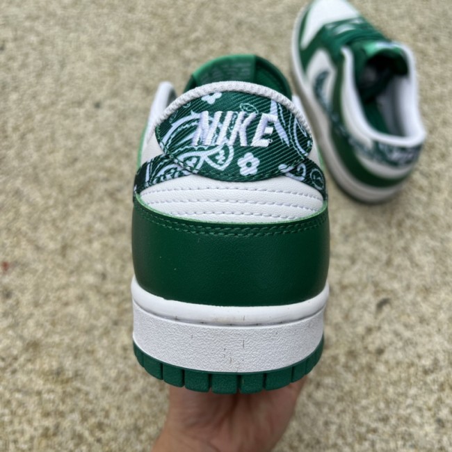 Nike Dunk Low Green Paisley