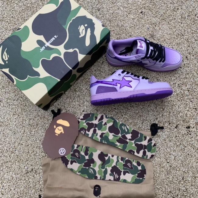 A Bathing Ape Bape SK8 Sta Purple