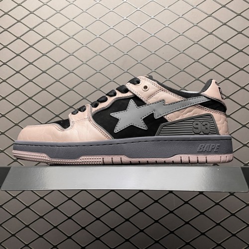 A Bathing Ape Bape SK8 Sta Dirty Pink Black