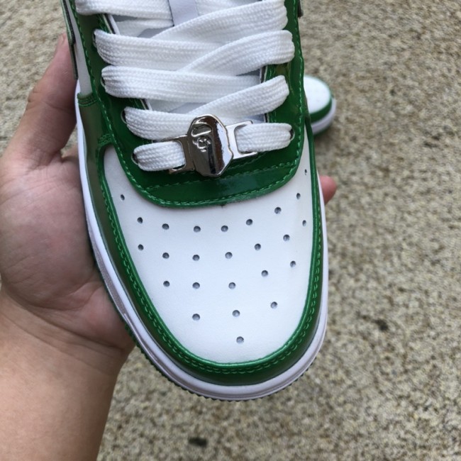 A Bathing Ape Bape Sta Low Green