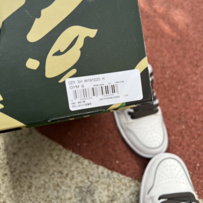 A Bathing Ape Bape SK8 Sta White Silver
