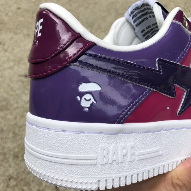 A Bathing Ape Bape Sta Low Color Camo Combo Purple
