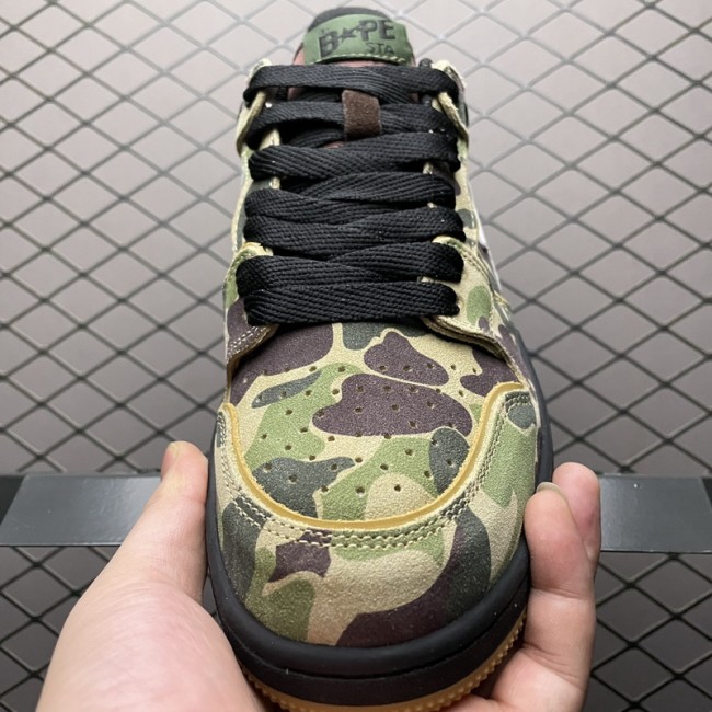 A Bathing Ape Bape SK8 Sta ABC Camo Green