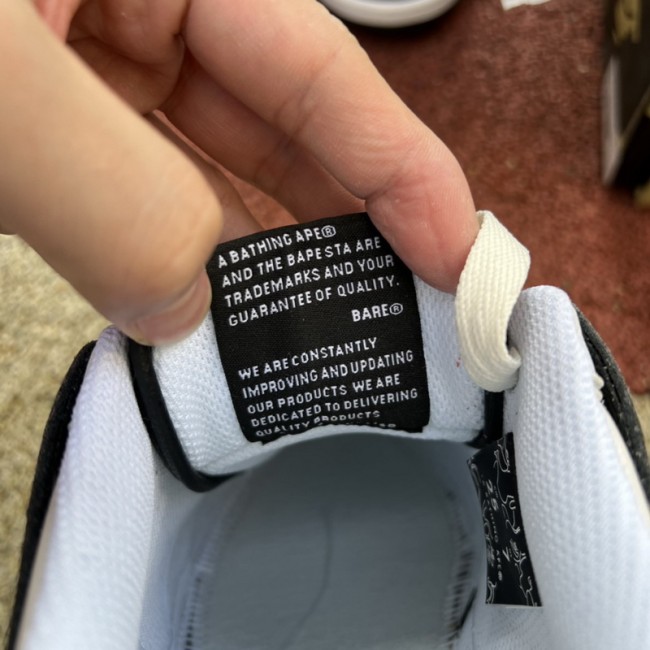 A Bathing Ape Bape SK8 Sta Black