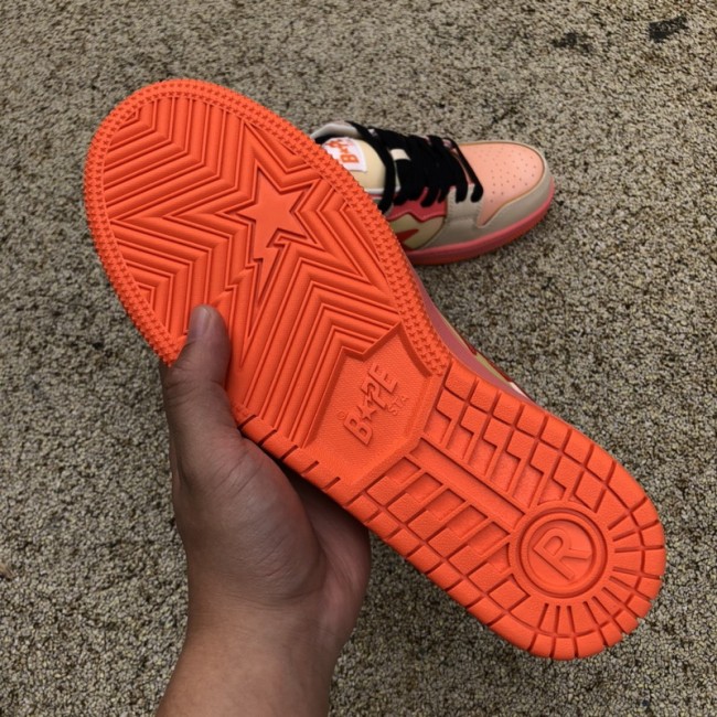 A Bathing Ape Bape SK8 Sta Orange
