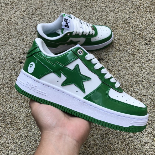 A Bathing Ape Bape Sta Low Green