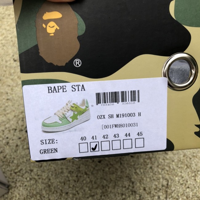 A Bathing Ape Bape SK8 Sta Shoes