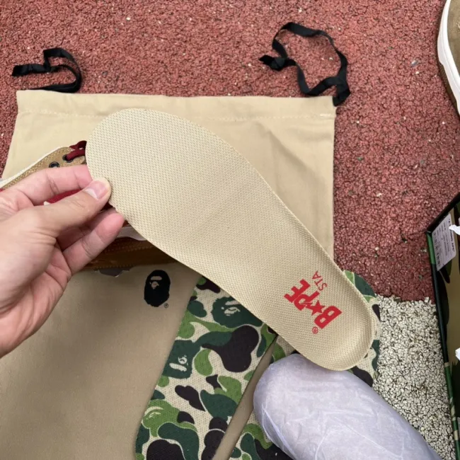 A Bathing Ape Sk8 Sta Wheat Red