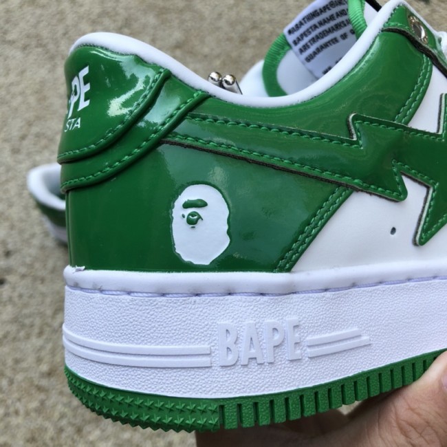 A Bathing Ape Bape Sta Low Green