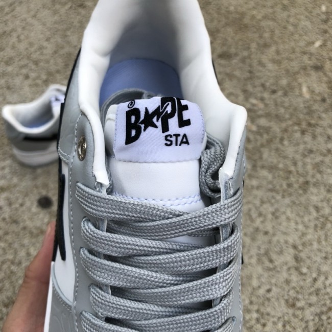 A Bathing Ape Bape Sta Low Grey Black