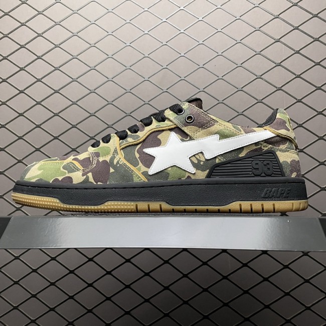 A Bathing Ape Bape SK8 Sta ABC Camo Green