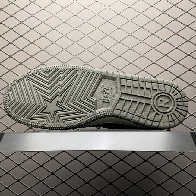 A Bathing Ape Bape SK8 Sta Brown Ivory
