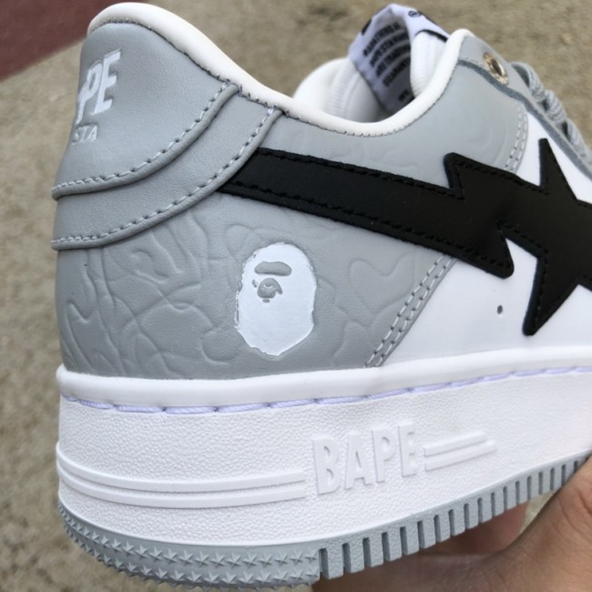 A Bathing Ape Bape Sta Low Grey Black