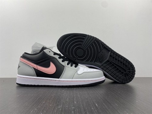 Air Jordan 1 Retro Low Black Grey Pink