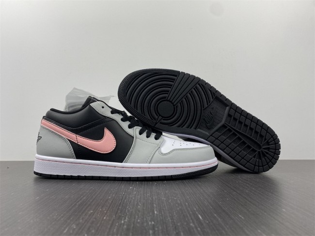 Air Jordan 1 Retro Low Black Grey Pink