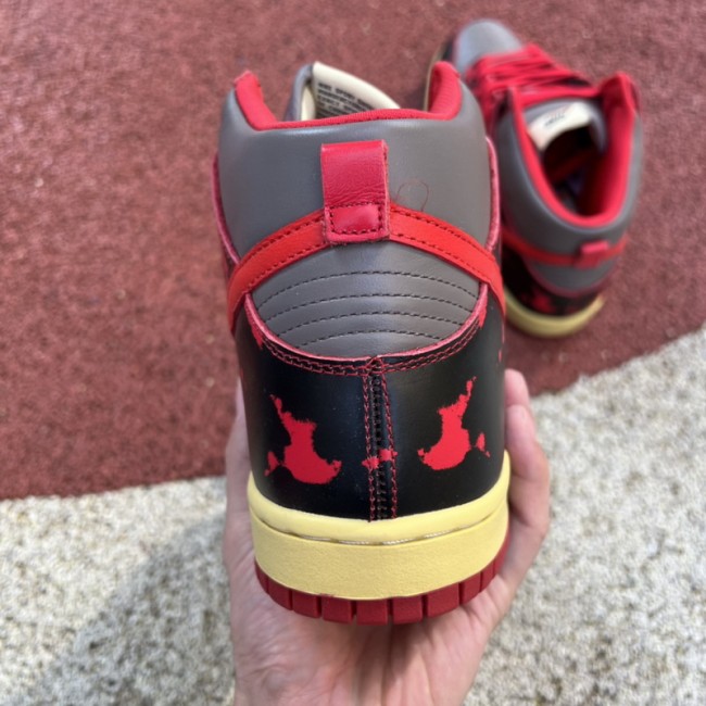 Nike Dunk High 1985 Red Acid Wash