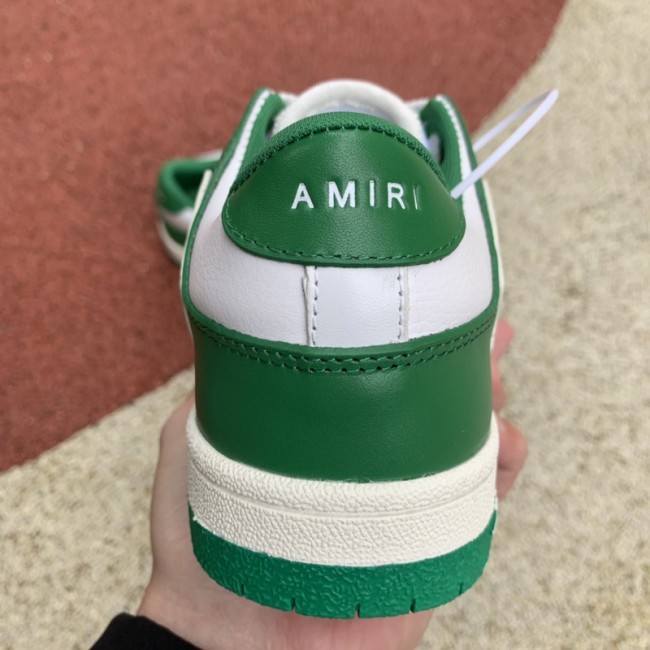 AMIRI Skel Top Low White Green