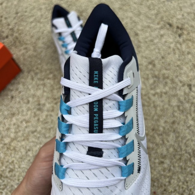 Air Zoom Pegasus 38 White Midnight Navy