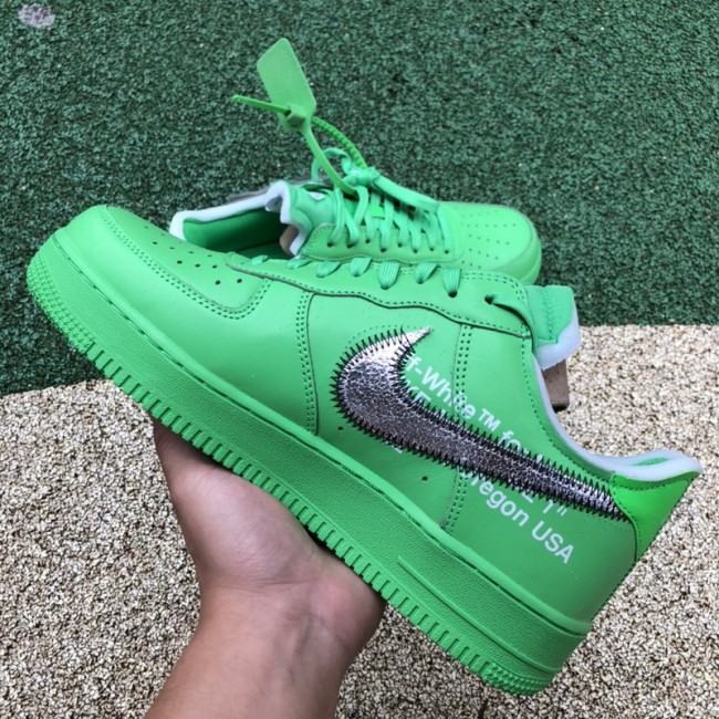 Nike Air Force 1 Low Off-White Brooklyn Light Green Spark