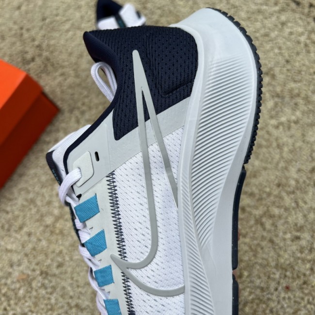 Air Zoom Pegasus 38 White Midnight Navy