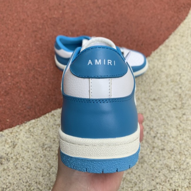 AMIRI Skel Top Low white blue