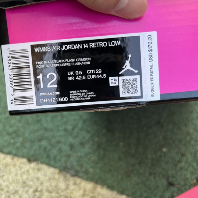Air Jordan 14 Retro Low Shocking Pink (W)