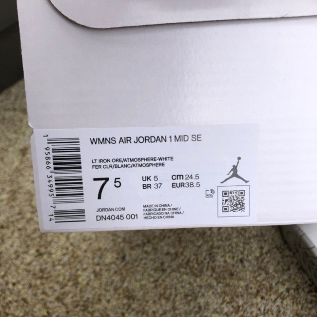 Air Jordan 1 Mid SE Light Iron Ore (W)