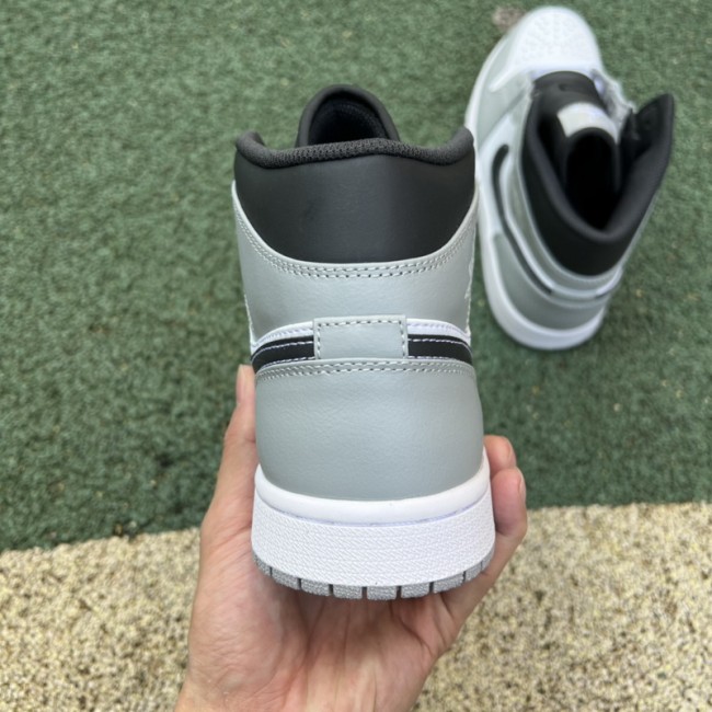 Air Jordan 1 Mid Light Smoke Grey Anthracite