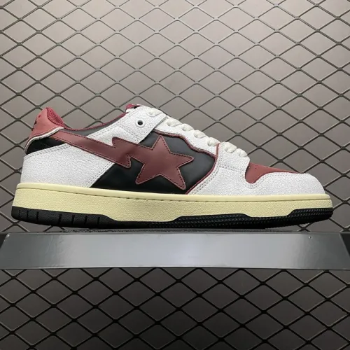 A Bathing Ape Bape SK8 Sta Vintage White Red