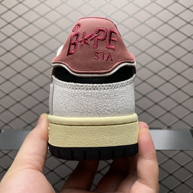 A Bathing Ape Bape SK8 Sta Vintage White Red