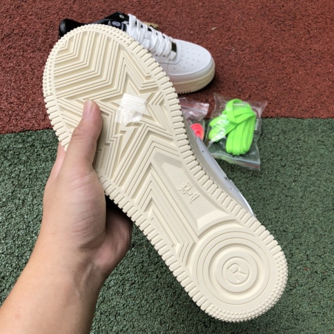 A Bathing Ape Bape Sta Black White Silver