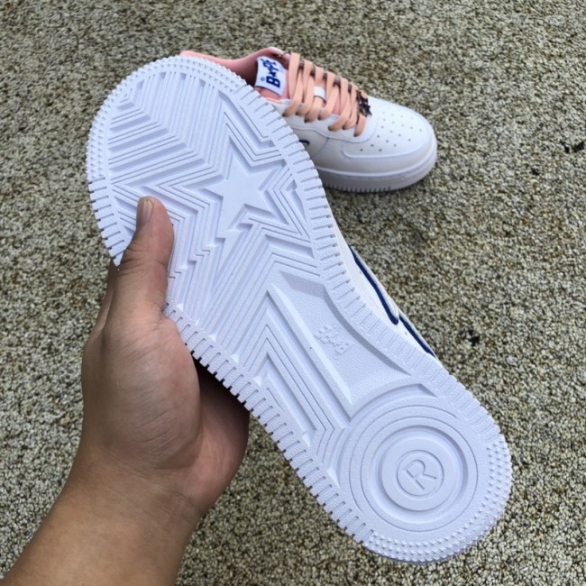A Bathing Ape Bape Sta BAPY White Pink