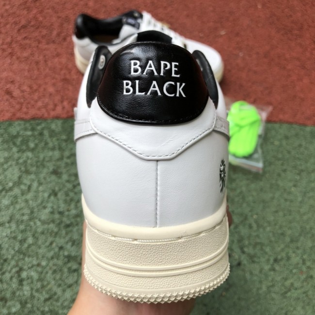 A Bathing Ape Bape Sta Black White Silver