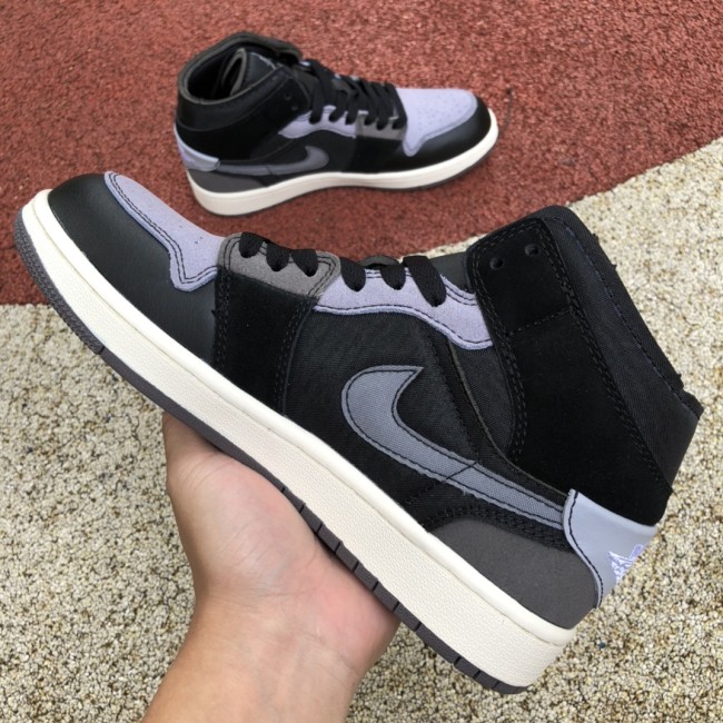 Air Jordan 1 Mid Inside Out Black