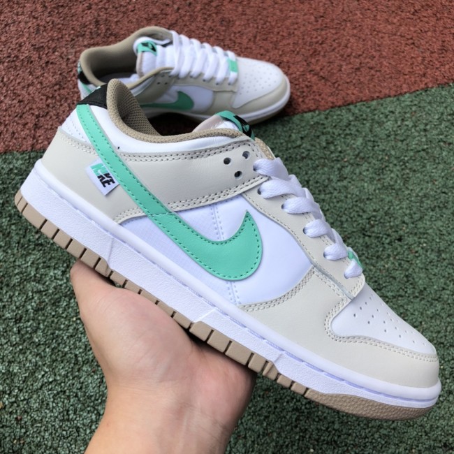 Nike Dunk Low Split Seam White Tan Mint (GS)
