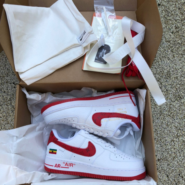 Louis Vuitton LV x Nike Air Force 1 x off-white
