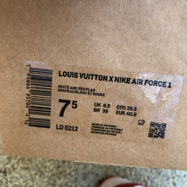 Louis Vuitton LV x Nike Air Force 1 x off-white