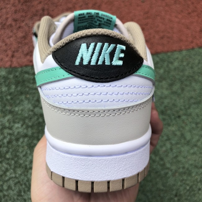Nike Dunk Low Split Seam White Tan Mint (GS)