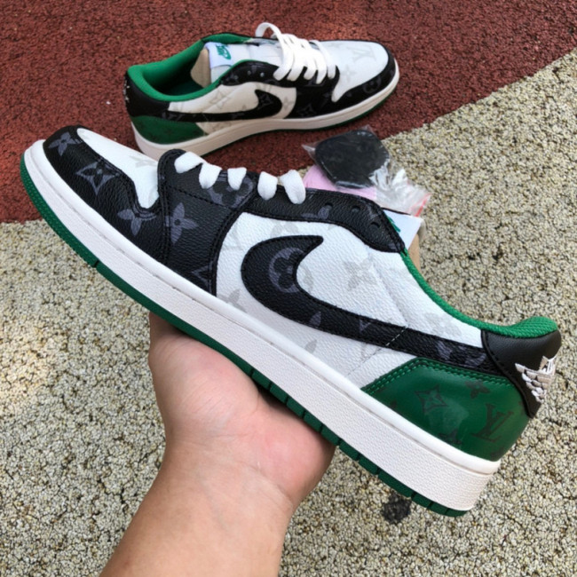Louis Vuitton LV x Travis Scott x Nike Air Jordan 1 Retro Low